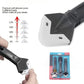 Sealant Application Bundle To Work With UniBond Anti-Mould Kitchen & Bathroom Sealant Includes Silicone Finishing Tool (3-in-1), Smoothing Kit & Precision Caulking Gun