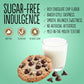 Diablo Sugar Free Chocolate Chip Cookies – Low Sugar Snacks Made with Maltitol, Crunchy Chocolate Flavor Treats for Everyday Snacking, Guilt Free Biscuit Alternative, 130g Pack of 6