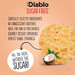 Diablo Sugar Free Cookies, Coconut – Low Sugar Snacks, Cookies Biscuits for All, Sweetened with Maltitol, Ideal for Gifting, Festive Hampers, Holiday Events & Special Occasions – 150g Pack of 4