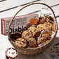 Diablo Sugar Free Chocolate Chip Cookies – Low Sugar Snacks Made with Maltitol, Crunchy Chocolate Flavor Treats for Everyday Snacking, Guilt Free Biscuit Alternative, 130g Pack of 6