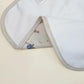 Alimos Long Sleeved Baby Bib 12-36 Months - Reversible Front Pocket for Baby Led Weaning - Waterproof & Easy to Clean - Ideal for Messy Mealtime - Cute & Practical Baby Feeding Bib (Mouse.)
