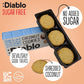 Diablo Sugar Free Cookies, Coconut – Low Sugar Snacks, Cookies Biscuits for All, Sweetened with Maltitol, Ideal for Gifting, Festive Hampers, Holiday Events & Special Occasions – 150g Pack of 4