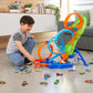 Hot Wheels Action "4 Loopings Crash Gefahr