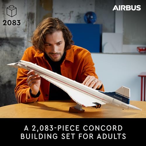 LEGO Icons 10318 Concorde, Building Blocks 3+ Farbig