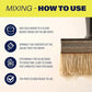 Bartoline All Purpose Wallpaper Adhesive 10 Roll – Mixes in 30 Seconds, Ready in 4 Minutes Strong Starch-Based Flake Paste for All Wallpaper Types and Polystyrene Tiles, Easy Spread, Long-Lasting Hold