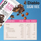 Diablo Dark Chocolate with Hazelnuts, No Added Sugar Dark Chocolate Bar - Maltitol Sweetened, Gluten-Free Snack for All - Celebrate Any Occasion, Birthdays, Valentines, Anniversary - 85g, 3 Packs