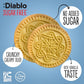 Diablo Sugar Free Sandwich Cookies – Vanilla Cookie with Cocoa Cream, Sugar Free Snacks, Maltitol-Sweetened for Everyday Enjoyment, Sweet Treats For All, 176g 12 Pack