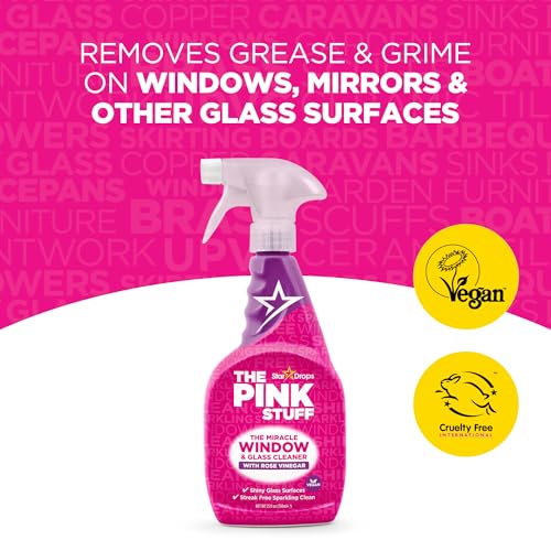 Stardrops The Pink Stuff The Miracle Window & Glass Cleaner with Rose Vinegar