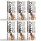 Diablo Sugar Free Chocolate Chip Cookies – Low Sugar Snacks Made with Maltitol, Crunchy Chocolate Flavor Treats for Everyday Snacking, Guilt Free Biscuit Alternative, 130g Pack of 6