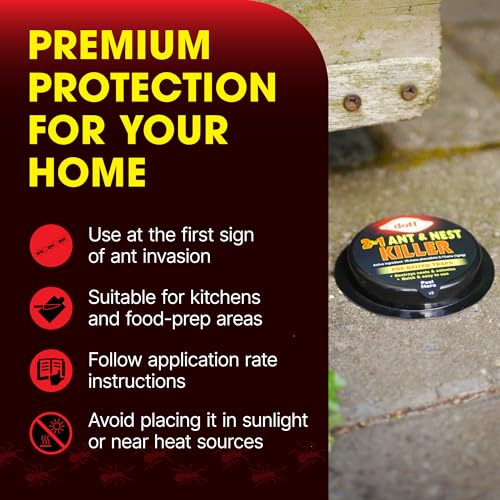 Doff 2-in-1 Ant & Nest Bait Killer | Pre-Baited Stations for Ant Control | Indoor & Outdoor Use | Safe for Pets & Children | Easy to Use