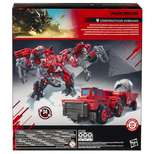 Transformers Studio Series Leader Class Revenge of the Fallen MTMTE Collection Constructicon Overload Action Figure