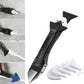Sealant Application Bundle To Work With UniBond Anti-Mould Kitchen & Bathroom Sealant Includes Silicone Finishing Tool (3-in-1), Smoothing Kit & Precision Caulking Gun