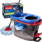 Vileda H2PrO Spin Mop System - Separates Clean and Dirty Water - Effortless Wringing - Microfibre Cleaning - Easy Assembly - Ergonomic Design - Formerly Known as Vileda RinseClean