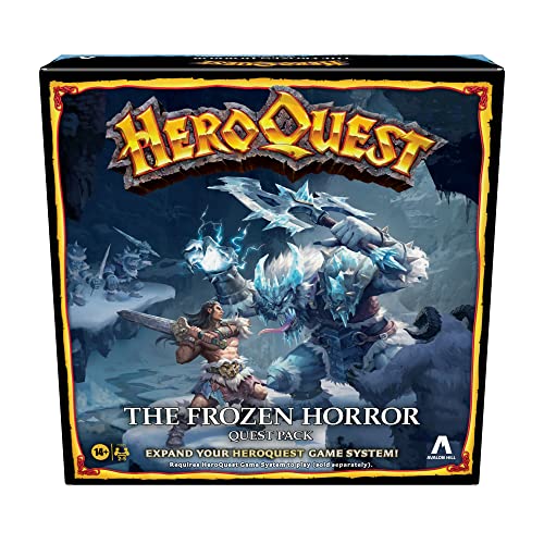 Avalon Hill HeroQuest The Frozen Horror Quest Pack for Ages 14 and Up, Requires Hero Quest Game System to Play, 64 x 267 x 267 Millimeters
