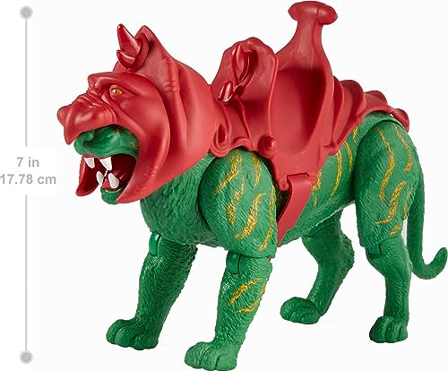 Masters of the Universe Origins Battle Cat Action Figure, He-Man's Tiger-Like Eternian Creature - MOTU , Gift for Kids Age 6 and Older - GNN70