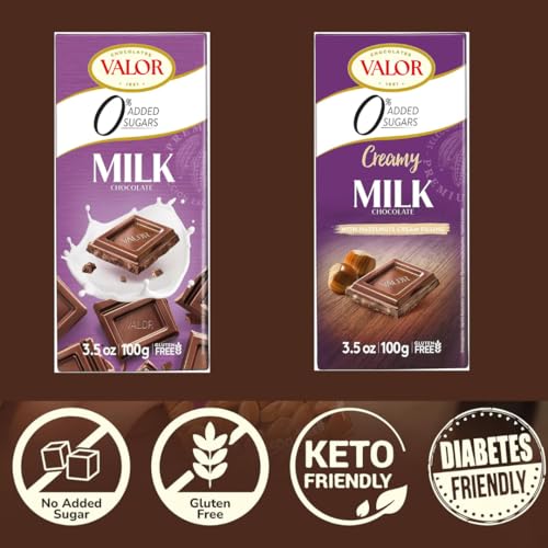 Alimos Sugar Free Biscuits & Sweets Gift Pack – 6 Pack – Diabetic Friendly Shortbread, Chocolate & Vanilla Wafers & Sugar Free Milk Chocolate Bars
