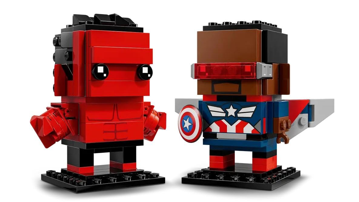 LEGO 40668 Brickheadz Captain America and Red Hulk Figures 10+ 202 Pieces
