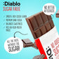 Diablo No Added Sugar Dark Chocolate Bar – Maltitol Sweetened, Low Carb & Gluten-Free Treat, Ideal Snack for All – Celebrate Any Occasion, Birthdays, Valentine’s, Anniversary – 85g, 4 Packs