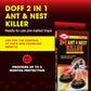 Doff 2-in-1 Ant & Nest Bait Killer | Pre-Baited Stations for Ant Control | Indoor & Outdoor Use | Safe for Pets & Children | Easy to Use