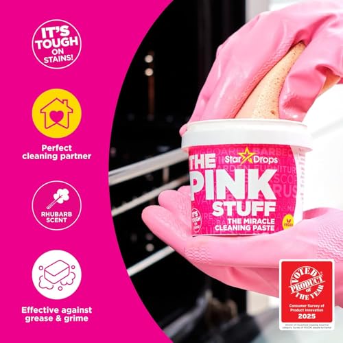 The Pink Stuff Miracle Cleaning Paste 850g - The Powerful All Purpose Multi Surface Cleaner For Ovens Bathrooms Kitchens And More
