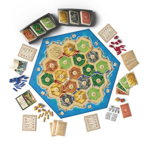 CATAN 6th Edition – The Strategy Board Game | Build Your Civilisation & Outsmart Your Rivals | For Families, Adults & Teens | Trade, Build & Settle to Victory | 3–4 Players, Ages 10+, 60 Mins