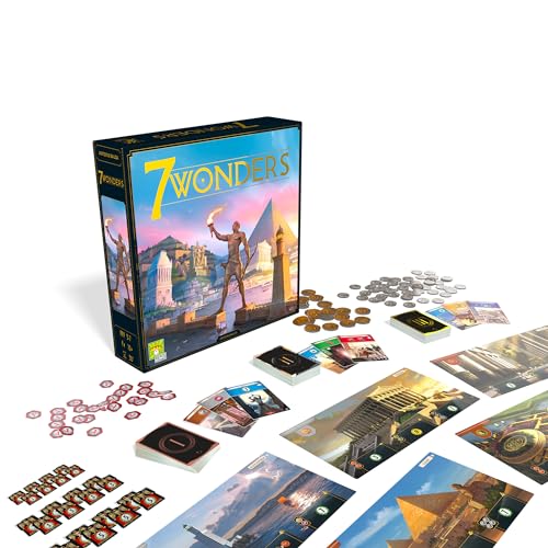 Repos Production | 7 Wonders | Board Game | Ages 10+ | 3-7 Players | 30 Minutes Playing Time