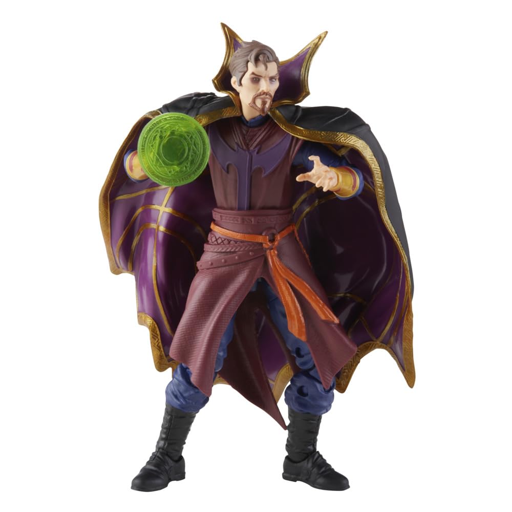 Marvel Legends Series 15 cm Scale Action Figure Toy Doctor Strange Supreme, Premium Design, 1 Figure, 1 Accessory, and Build-a-Figure Part, Multicolor