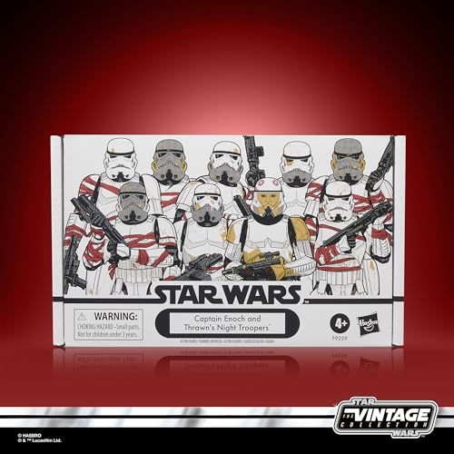 Star Wars The Vintage Collection Captain Enoch & Thrawn’s Night Troopers, Ahsoka 3.75 Inch Collectible Action Figure 4-Pack