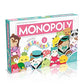 Winning Moves Squishmallows Monopoly Board Game Collectors Edition, Play with Fifi the Fox, Rosie the pig and Brock Bulldog, exclusive 4 Inch Cam the Cat plush, gift for ages 8 plus (WM04179-EN1-6)