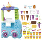 Play-Doh Kitchen Creations Ultimate Ice Cream Truck Playset with 27 Accessories, 12 Pots, Realistic Sounds, Multicolor, 203.2 x 635 x 558.8 mim