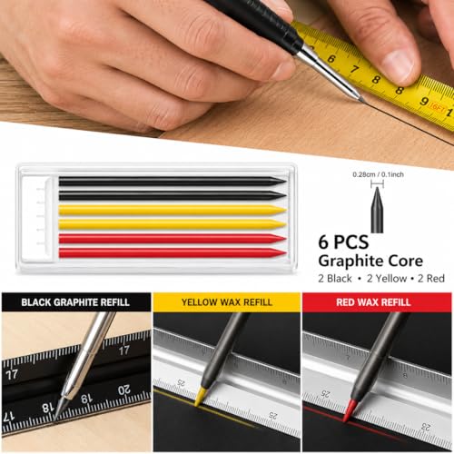 Tsekouri 7 Inch/200mm Stainless Steel Digital Angle Finder Tool with Carpenter Pencil, Digital Protractor Steel Ruler for Internal & External Angle Measurement, LCD Digital Angle Gauge