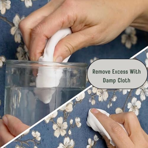 Solvite Wallpaper Repair Adhesive Tube (56g) with Foam Seam Roller, Smoother Tool With 0.9cm Brush & Cleaning Cloth – Complete Wallpaper Repair Set by Tsekouri