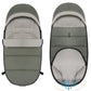 Alimos Pram Footmuff - Cosy Toes Fit Toddler for Stroller & Buggy Warm and Soft Polar Fleece Lined Foot Muff Waterproof (Black)