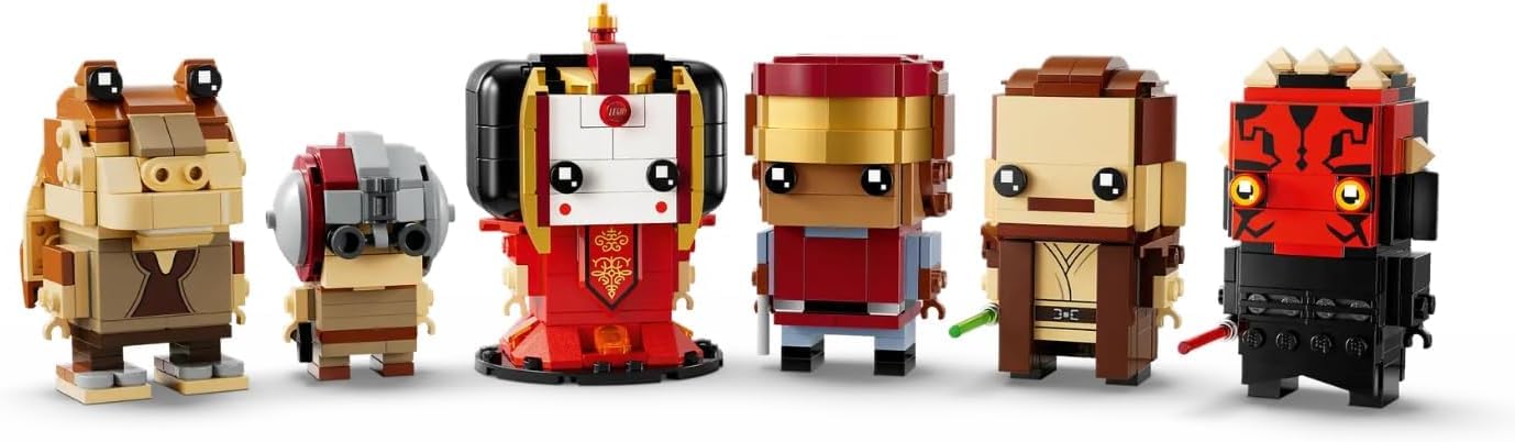LEGO 40676 Brickheadz Star Wars The Phantom Menace 10+ 732 Pieces With Buildable Figures of Various Characters