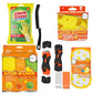Alimos 6 Piece Cleaning Kit Bundle – Crevice Brush, Non Scratch Sponge Scourer, 3 Microfibre Cloths, Plastic Scraper Tool, Medium Cleaning Gloves & Anti Bacterial Pad
