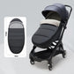 Alimos Pram Footmuff - Cosy Toes Fit Toddler for Stroller & Buggy Warm and Soft Polar Fleece Lined Foot Muff Waterproof (Black)