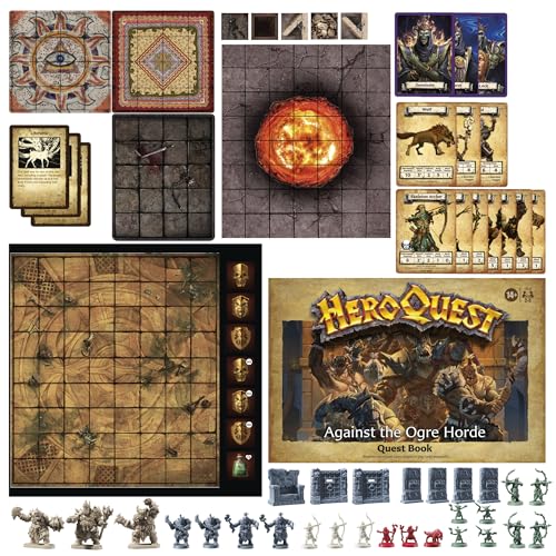 Avalon Hill Heroquest Against the Ogre Horde Quest Pack, Roleplaying Game, Requires HeroQuest Game System to Play - English Version