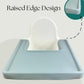 Alimos High Chair Baby Mat Tray Made For IKEA ANTILOP BPA Free Accessories Full Cover Silicone Placemat Dishwasher Safe (Ether)