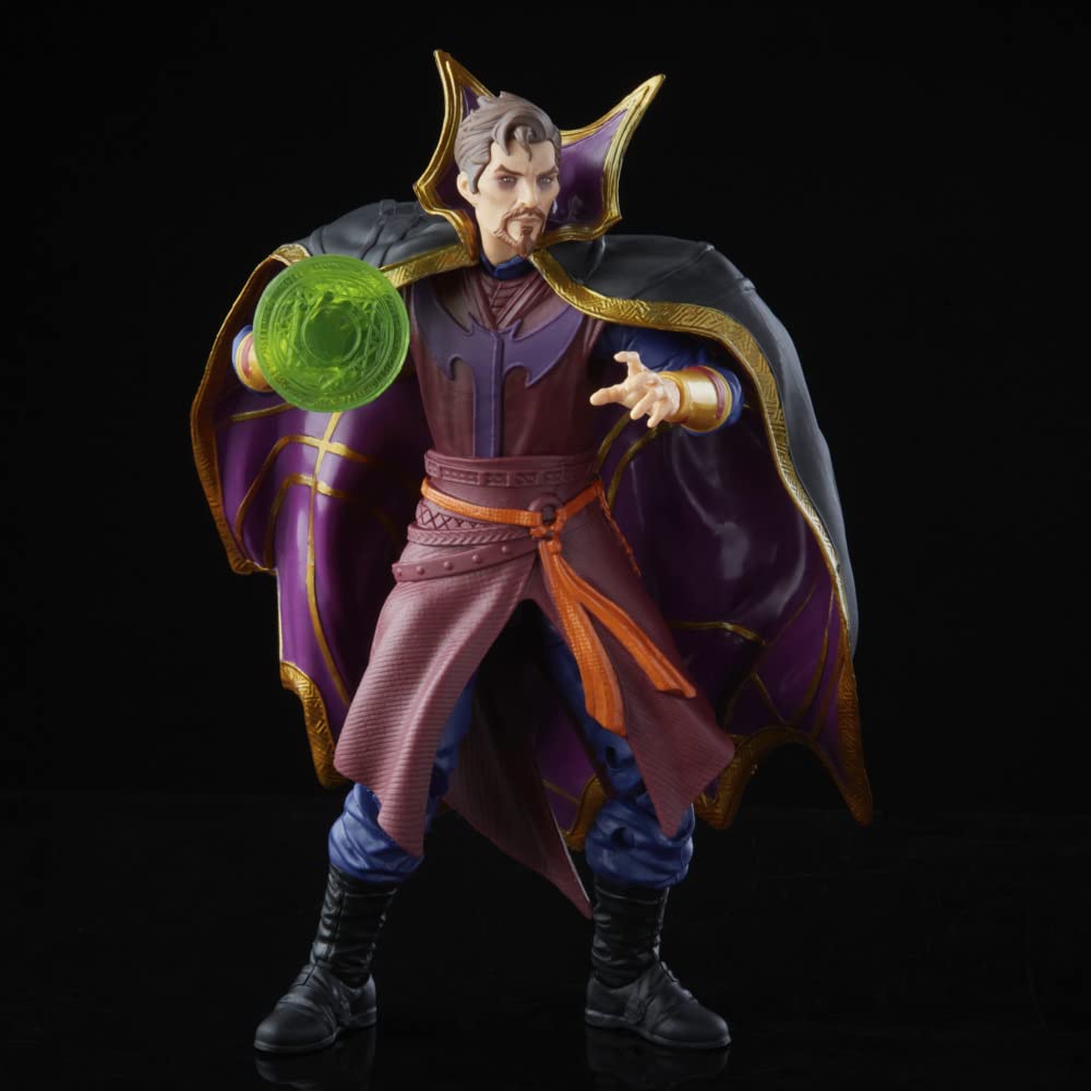 Marvel Legends Series 15 cm Scale Action Figure Toy Doctor Strange Supreme, Premium Design, 1 Figure, 1 Accessory, and Build-a-Figure Part, Multicolor