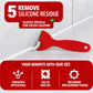 Tsekouri Silicone Sealant Remover Tool Set, 10 Piece Caulking Tool Kit with Grout Scraper, Plastic Spatula, 2 Sealant Applicators and 5 Finishing Tools for Bathroom Kitchen Tiles