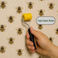 Solvite Wallpaper Repair Adhesive Tube (56g) with Foam Seam Roller, Smoother Tool With 0.9cm Brush & Cleaning Cloth – Complete Wallpaper Repair Set by Tsekouri