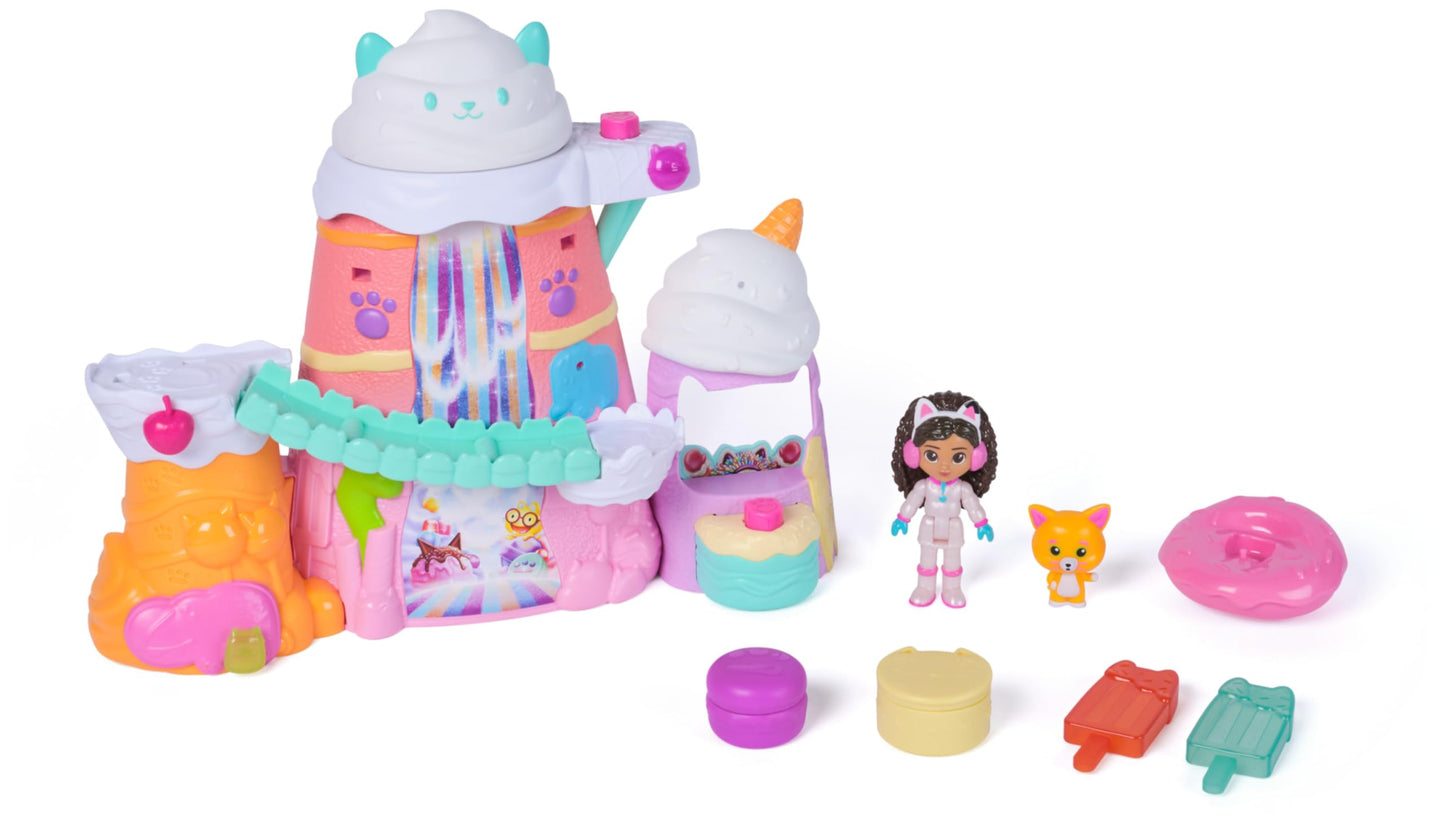 Gabby's Dollhouse: The Movie, Gabby's Sweet Treat Mountain Playset, 12-Piece Set with Figures and Accessories, Kids Toys for Girls and Boys Ages 3 and Up
