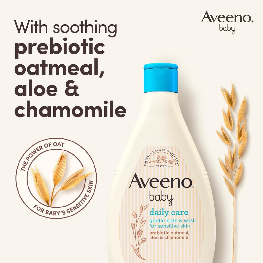 Aveeno Baby Daily Care Hair and Body Wash 400 ml (6 pack)