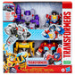Transformers Toys Heroes vs Villains 4-Pack, Autobot and Decepticon 11-cm Action Figures, Preschool Robot Toys for Children Aged 3 and Up