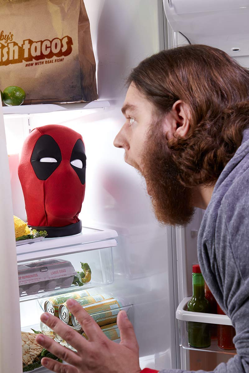 Marvel Legends Deadpool’s Head Premium Interactive, Moving, Talking Electronic, App-Enhanced Adult Collectible, with 600+ SFX and Phrases,Red