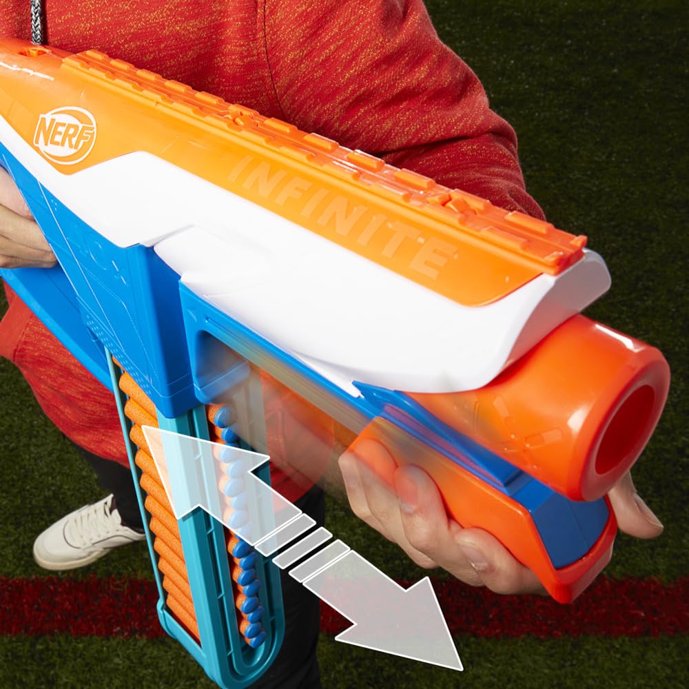 Nerf N Series Infinite Blaster Toy for 8+ Year Old Kids, Dart Launcher with 80 Official N1 Foam Darts