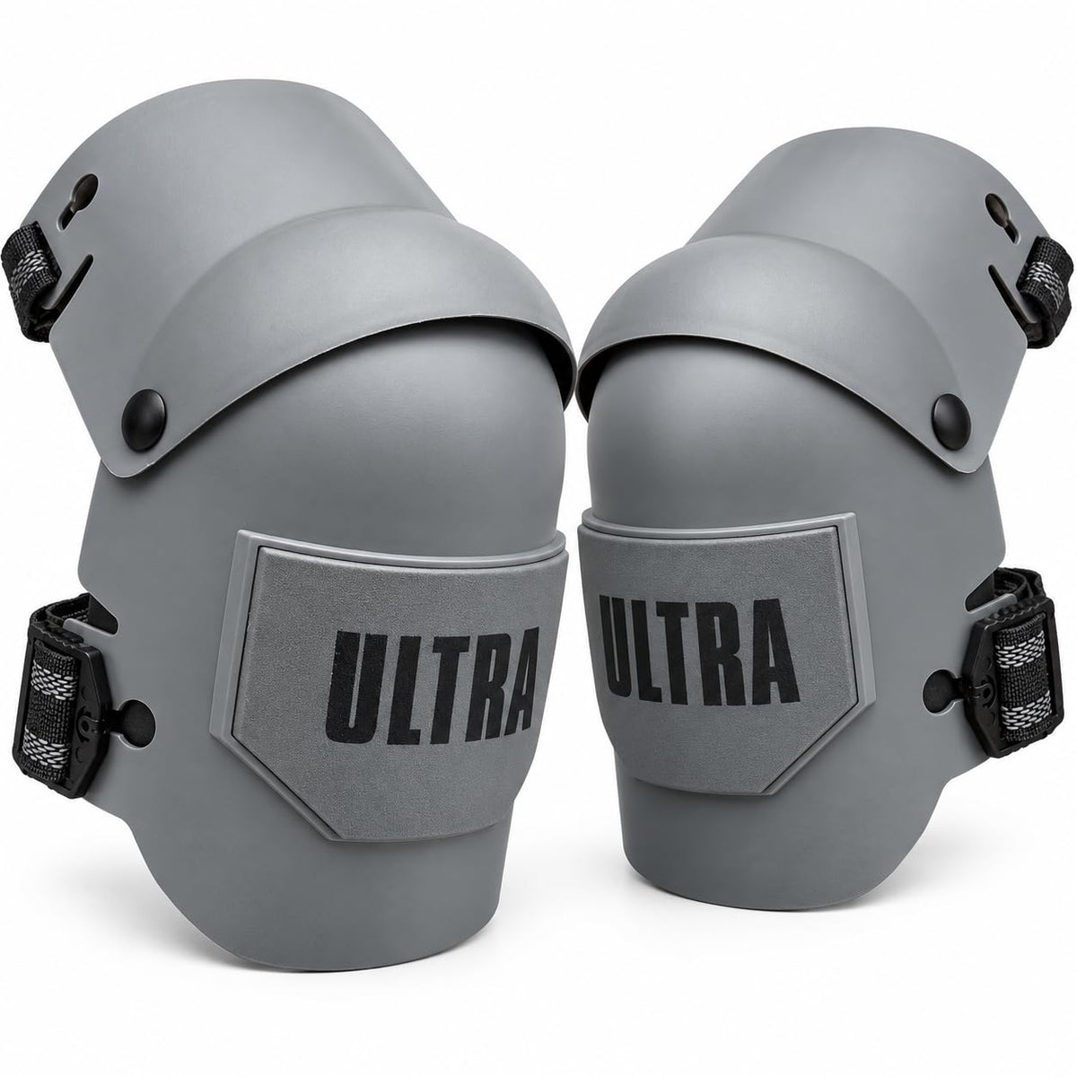 Tsekouri Ultra Knee Pads for Work, Hinged Hard Shell, EVA Foam, 1 Pair