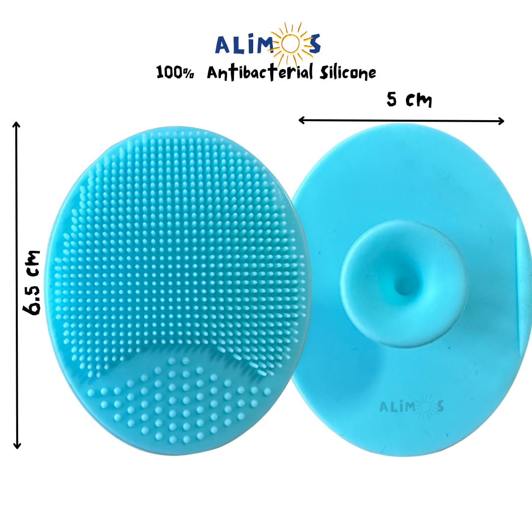 Alimos Newborn Baby Grooming & Healthcare Bundle with Nasal Aspirator & Hygiene Filters , Nose, Ear Picker,Nail Clippers,Cradle Cap Brush ,Gas and Colic Reliever ,Medicine Dispenser & Bath Thermometer