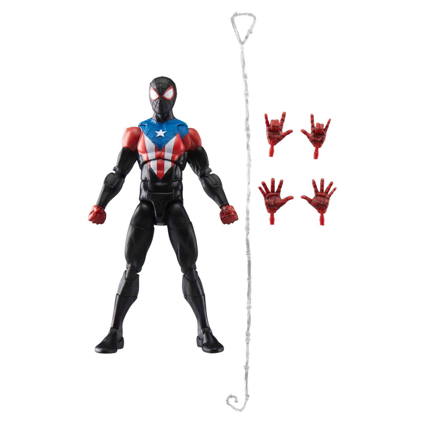 Spider-Man Marvel Legends Series Gamerverse Miles Morales Boricua Suit Action Figure