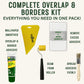 Solvite Wallpaper Repair Kit: Overlap & Border Adhesive (240g) with Tsekouri Roller & Bristle Brush for Seamless Wall Covering, Easy DIY Glue & Tools